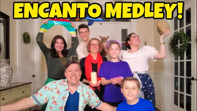 Thumbnail for the Sharpe Family Singers' cover of Encanto Medley